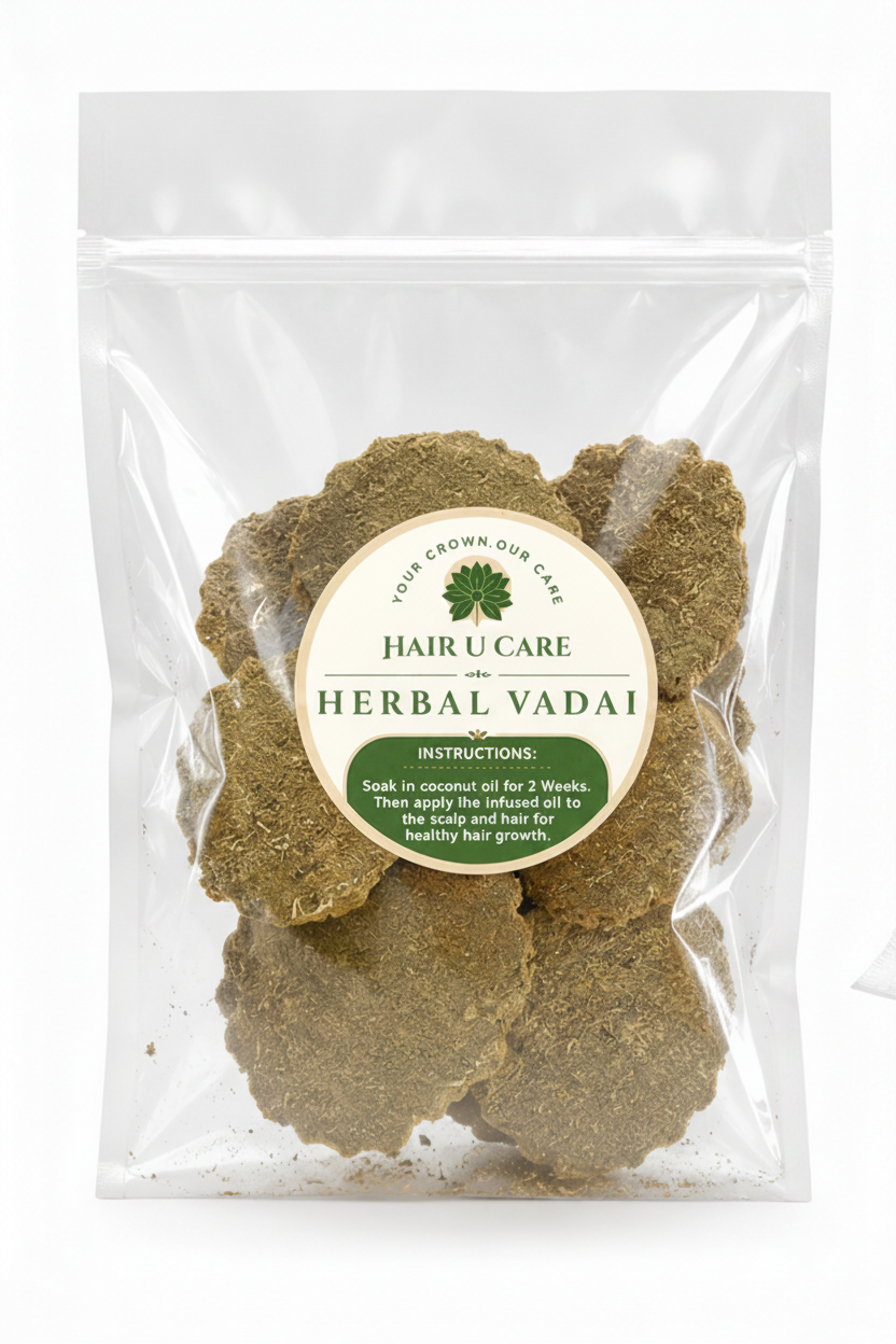 Herbal Vadai for Hair Care | Traditional Herbal Hair Oil Infusion Vadai | Natural Hair Care