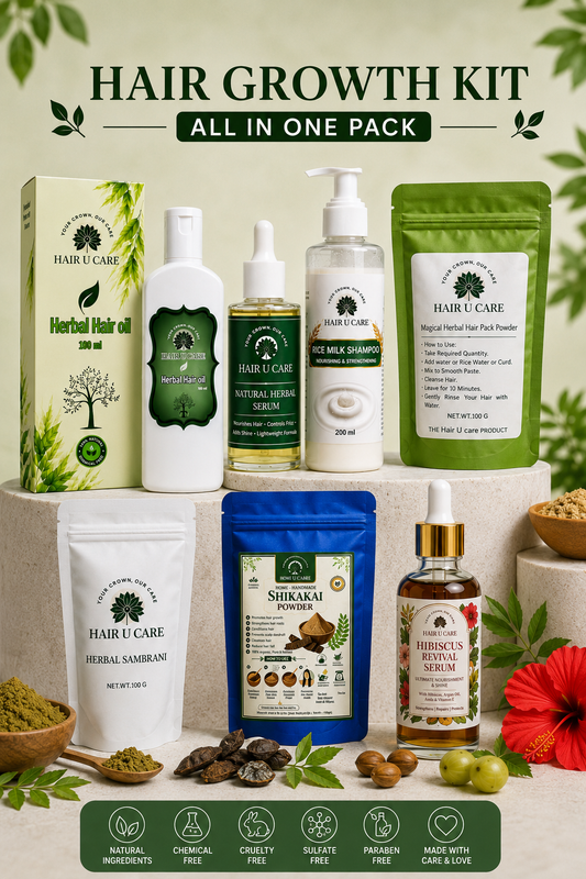 Herbal Hair Care Kit - Hair Growth Kit - Combo Pack