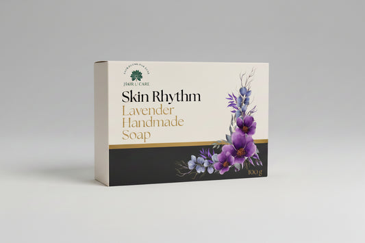 Lavender Handmade Soap 100g | Natural Herbal Bath Soap for Gentle Cleansing | Handmade Lavender Soap
